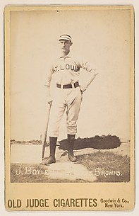 Jack Boyle, Catcher, St. Louis Browns, from the series Old Judge Cigarettes
