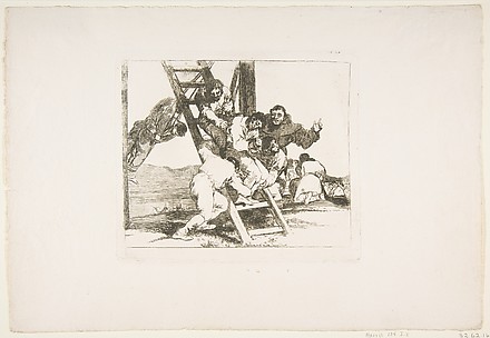 It's a Hard Step! (Duro es el paso!), from The Disasters of War (Los Desastres de la Guerra), plate 14