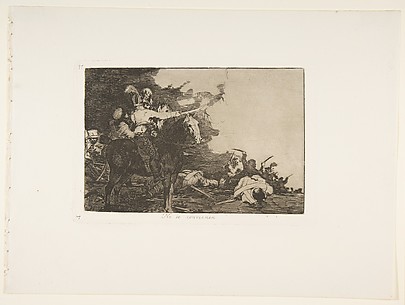They Do Not Agree (No se convienen), from The Disasters of War (Los Desastres de la Guerra), plate 17