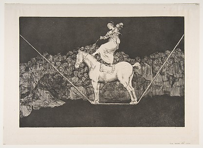Punctual Folly (Disparate puntual), from the Disparates, plate B