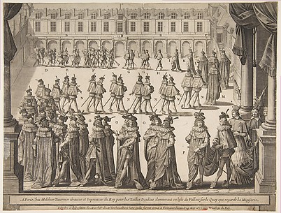 Order of the Chevaliers Marching at Fontainebleau in May 1633 (L'Ordre et Disposition du Marcher)