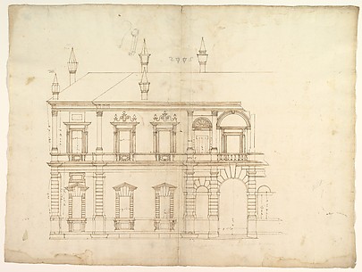 Villa Giulia, Casino, elevation