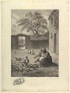 Spring, after a pastel by Millet