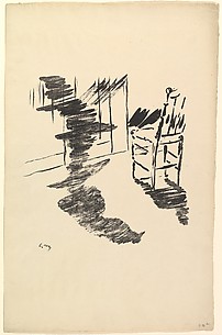 The Shadow that Lies Floating on the Floor.  Illustration to The Raven by Edgar Allan Poe