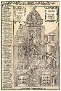 Astronomical Clock in the Cathedral in Strasbourg