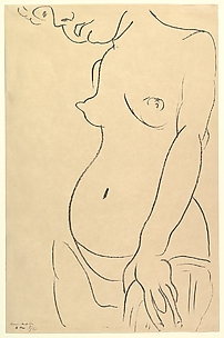 Nude from Three-Quarters, a part of the head cropped