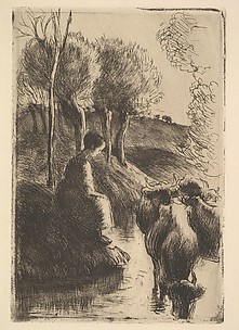 Cowherd, at Water's Edge