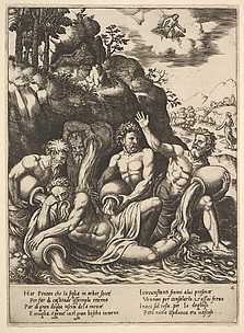River Gods consoling Peneus for the Loss of his Daughter, Daphne from The Story of Apollo and Daphne