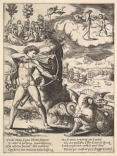 Apollo Killing the Python, from The Story of Apollo and Daphne