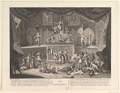 The Lottery (copy after Hogarth)