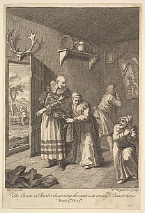 The Curate and the Barber Disguising Themselves (Illustrations for Don Quixote)