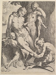 Oreads Removing a Thorn from a Satyr's Foot