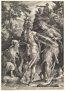 Minerva and Mercury Arming Perseus
