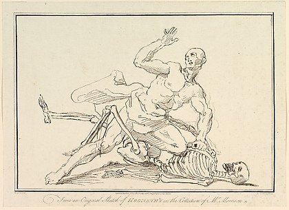 From an Original Sketch of William Hogarth's in the Collection of Mr. Morrison