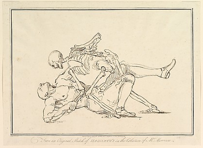 From an Original Sketch of William Hogarth's in the Collection of Mr. Morrison