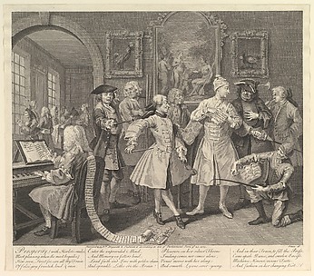 A Rake's Progress, Plate 2