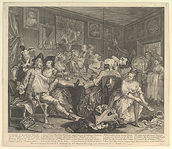 A Rake's Progress, Plate 3