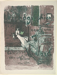 Cover and Title Sheet, from the album Paysages et Intérieurs (Paris:  Vollard, 1899)