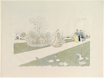 The Tuileries Garden, from Album des Peintres-Graveurs