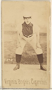 Card 8, from the Girl Baseball Players series (N48, Type 1) for Virginia Brights Cigarettes