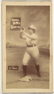 2nd Base, from the Girl Baseball Players series (N48, Type 2) for Virginia Brights Cigarettes