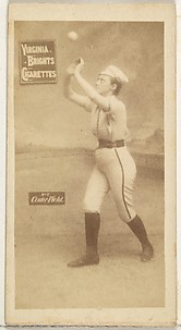 Center Field, from the Girl Baseball Players series (N48, Type 2) for Virginia Brights Cigarettes