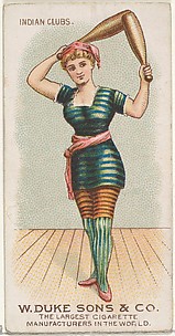 Indian Clubs, from the Gymnastic Exercises series (N77) for Duke brand cigarettes