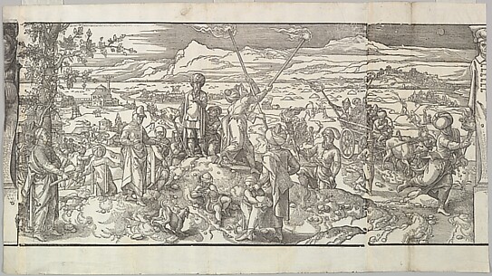 Festival of the New Moon from the frieze Ces Moeurs et fachons de faire de Turcz (Customs and Fashions of the Turks)