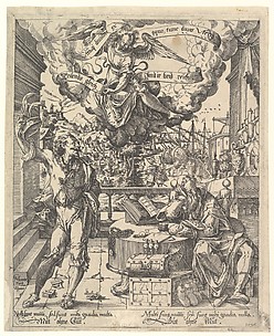 An Allegory of a Rich Man and a Poor Man (Der Lustige Arme und der Traurige Reiche)