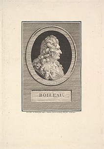 Portrait of Despréaux Nicolas Boileau
