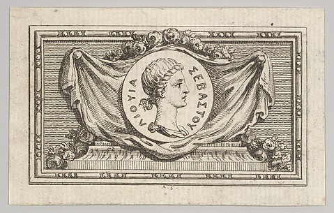 Medal with Portrait of Livy in the 5th Book, from Tibère ou les six premiers livres es Annales de Tacite Traduits par M. l'abbé de la Bléterie Professeur d'Eloquence au Collège Royal et de l'Académie Royale des Inscriptions et Belles-lettres. A Paris de l'Imprimerie Royale