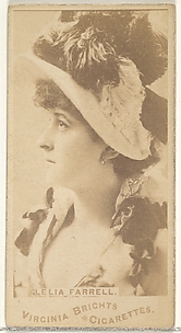 Leila Farrell, from the Actors and Actresses series (N45, Type 1) for Virginia Brights Cigarettes