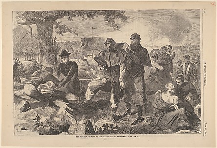 The Surgeon at Work at the Rear During an Engagement (from Harper's Weekly, Vol. VII)