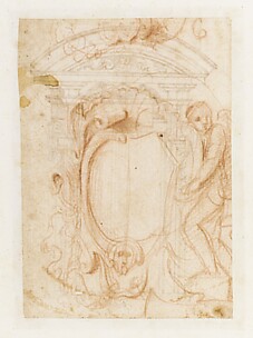 Album Containing Architectural, Ornament, and Figure Drawings.