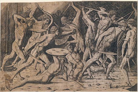 Battle of Hercules and the Giants
