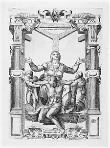 Pietà with Angels in Front of the Cross