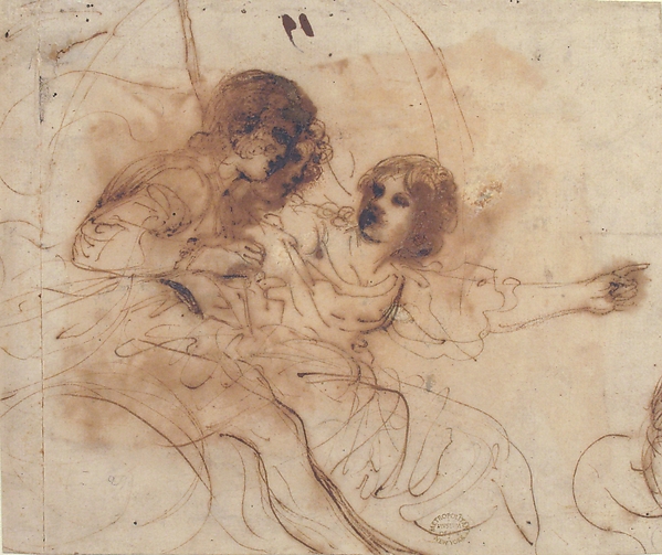 Youth in a Chariot with Attendant Young Woman.