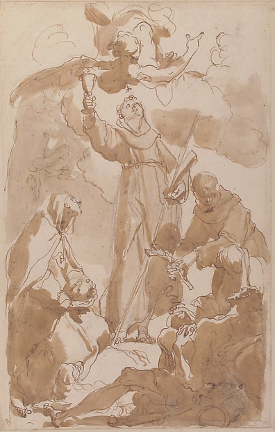 Saint Margaret of Cortona, Saint James of the March, and Saint Didacus