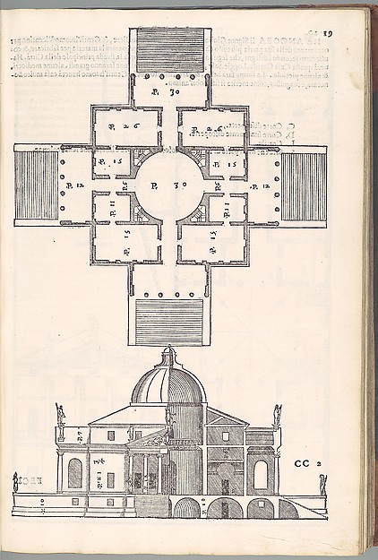 I quattro libri dell'architettura di Andrea Palladio. Ne'quale dopo un breue trattato de' cinque ordini