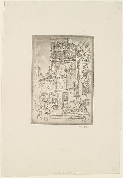Clock Tower of Sta. Maria Zobenigo, Venice