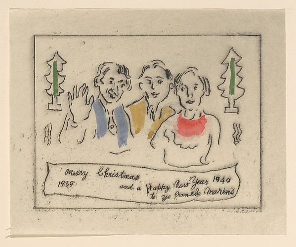 Merry Christmas 1939 Happy New Year 1940
