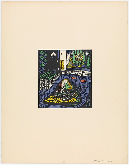Schlafende Frau (Sleeping Woman), from the series Die Träumenden Knaben (The Dreaming Boys)