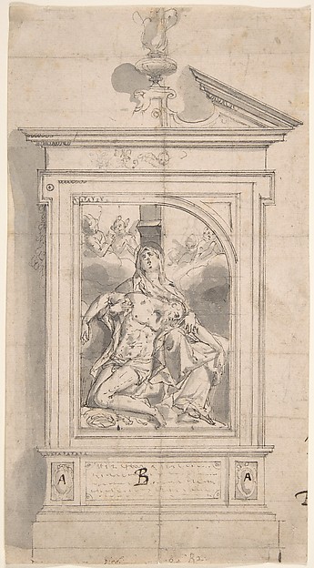 Pieta (Design for an Altar)