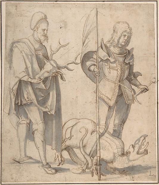 Saint Eustace and Saint George