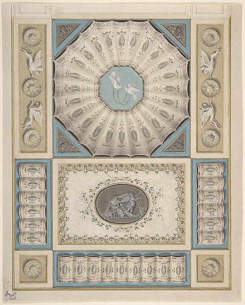Design for Painted Ceiling Decoration