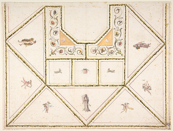 Design for a Ceiling in Pompeian Style