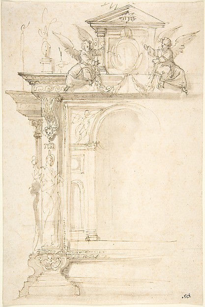 Design for a Tomb or Altar