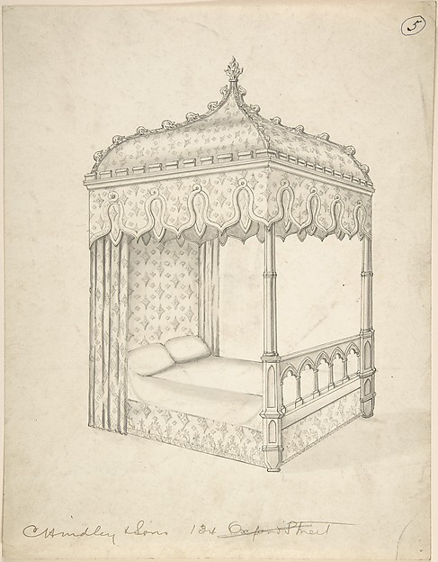 Gothic Canopy Bed http://www.metmuseum.org/collections/search-the ...