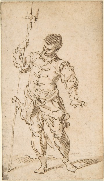 Soldier with Halberd