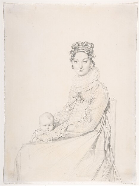 Madame Alexandre Lethière and Her Daughter Letizia